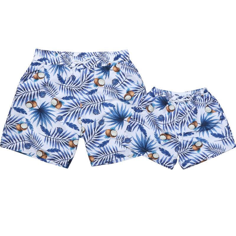 New Style Parent Child Swimwear Quick Drying Beach Pants - J Micheal