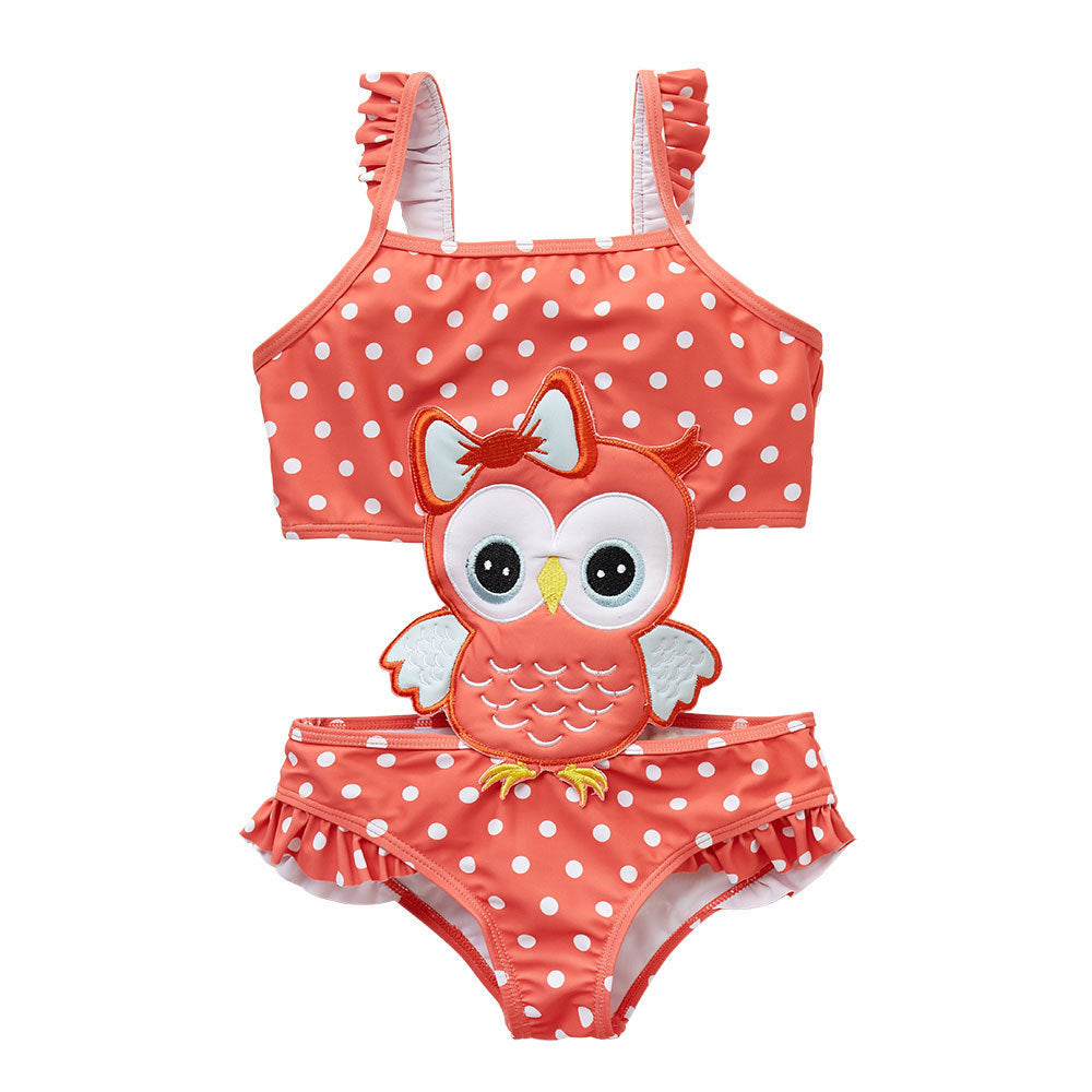 Baby Girls Swimwear Watermelon Swimsuit Swimming Beach Bathing Bikini Cute Summer One-piece Swimming Costume - J Micheal