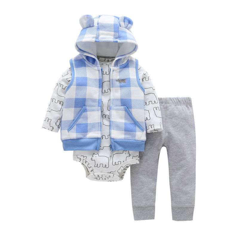 Spring and autumn 3 peice baby outfits - J Micheal