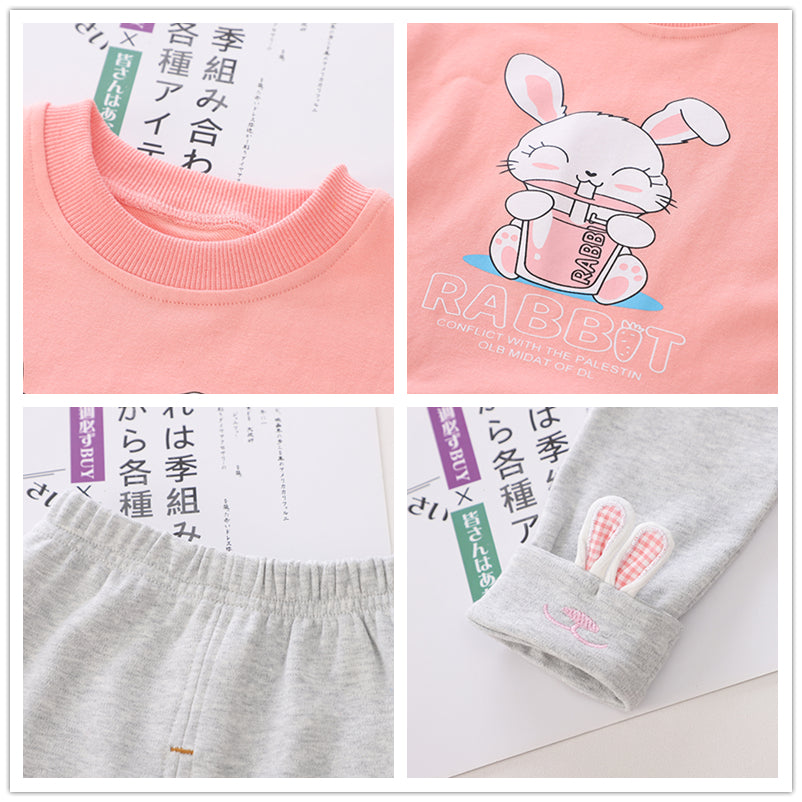 Children's Spring outfit with bunny - J Micheal