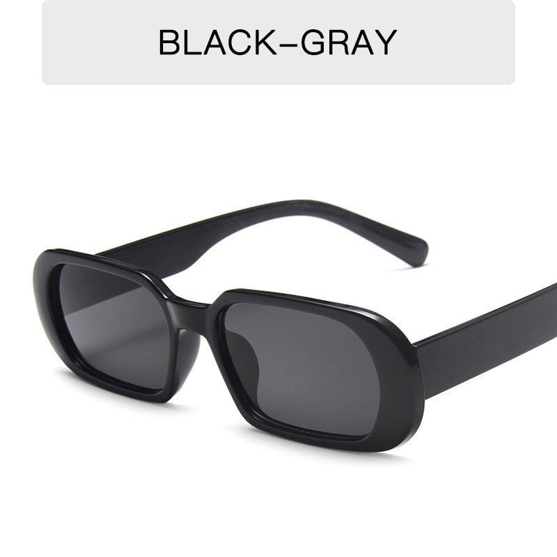 Retro Small Frame Sunglasses Female Candy Color Colorful Fashion Sunglasses - J Micheal