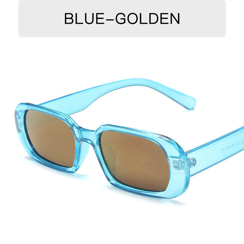 Retro Small Frame Sunglasses Female Candy Color Colorful Fashion Sunglasses - J Micheal