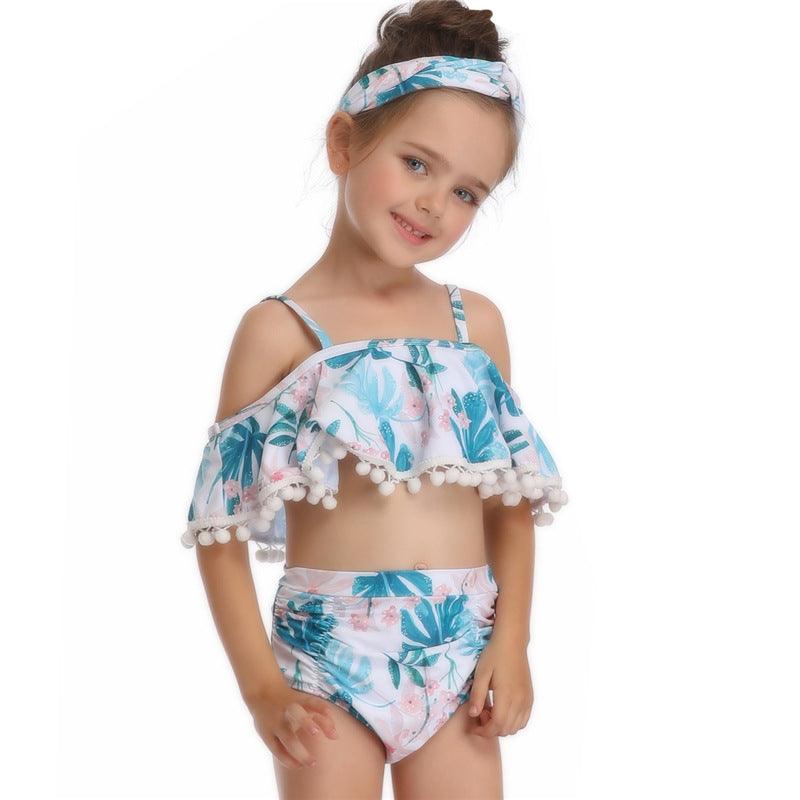 New Amazon Children'S Swimwear European And American Girls' Swimwear Manufacturers Spot Wholesale - J Micheal