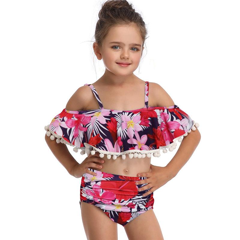 New Amazon Children'S Swimwear European And American Girls' Swimwear Manufacturers Spot Wholesale - J Micheal