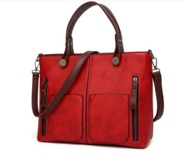 Vintage PU Shoulder Bag Female Causal Totes - J Micheal