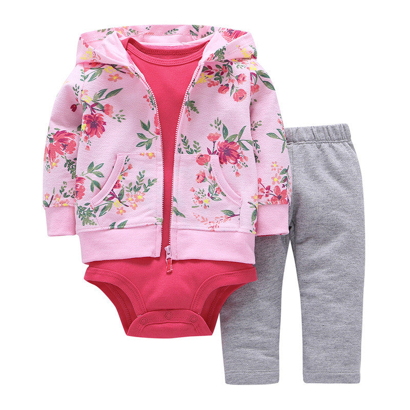 Spring and autumn 3 peice baby outfits - J Micheal