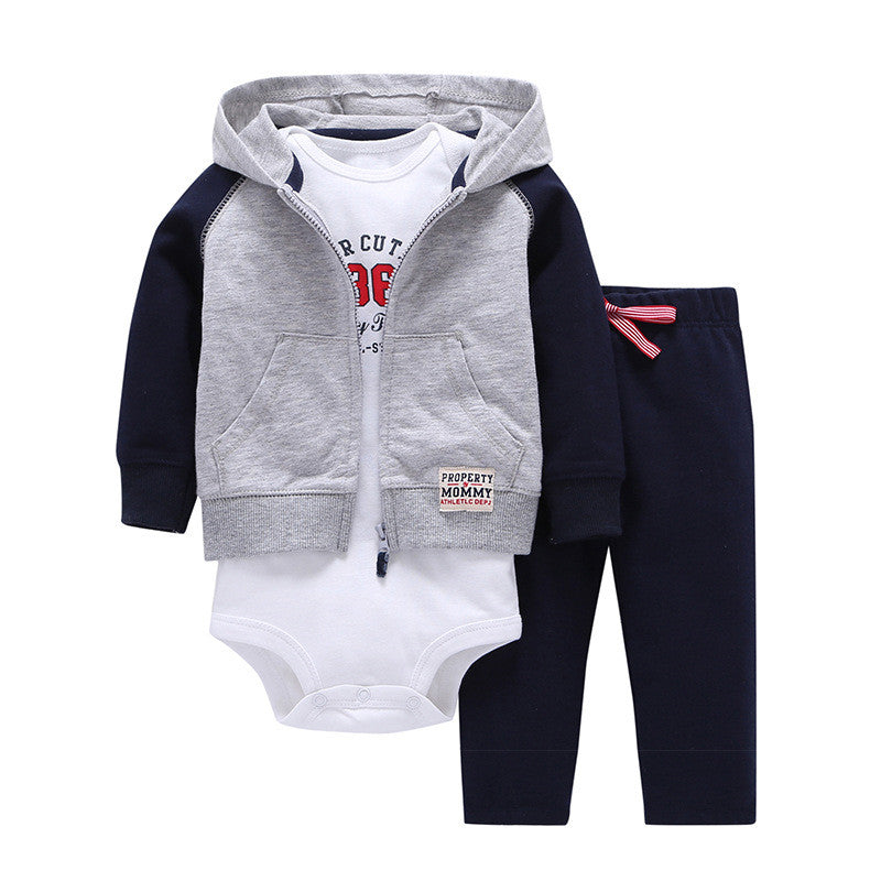 Spring and autumn 3 peice baby outfits - J Micheal