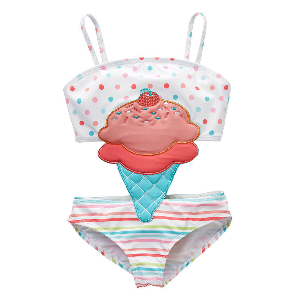 Baby Girls Swimwear Watermelon Swimsuit Swimming Beach Bathing Bikini Cute Summer One-piece Swimming Costume - J Micheal