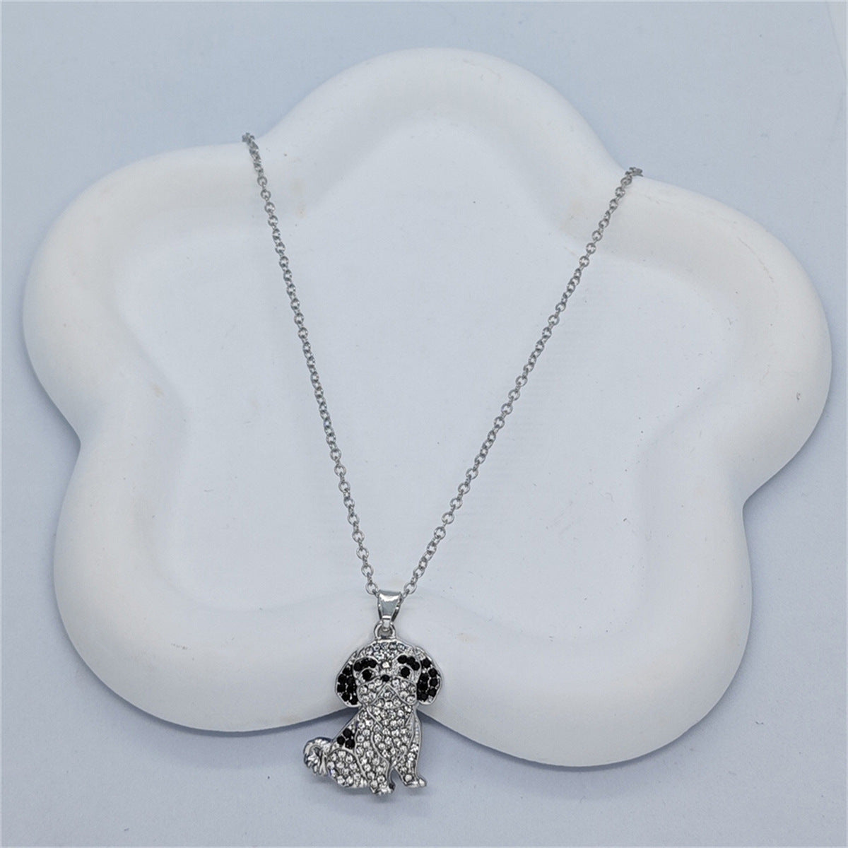 Shih Tzu Pendant Zinc Alloy Die Casting Puppy Necklace - J Micheal