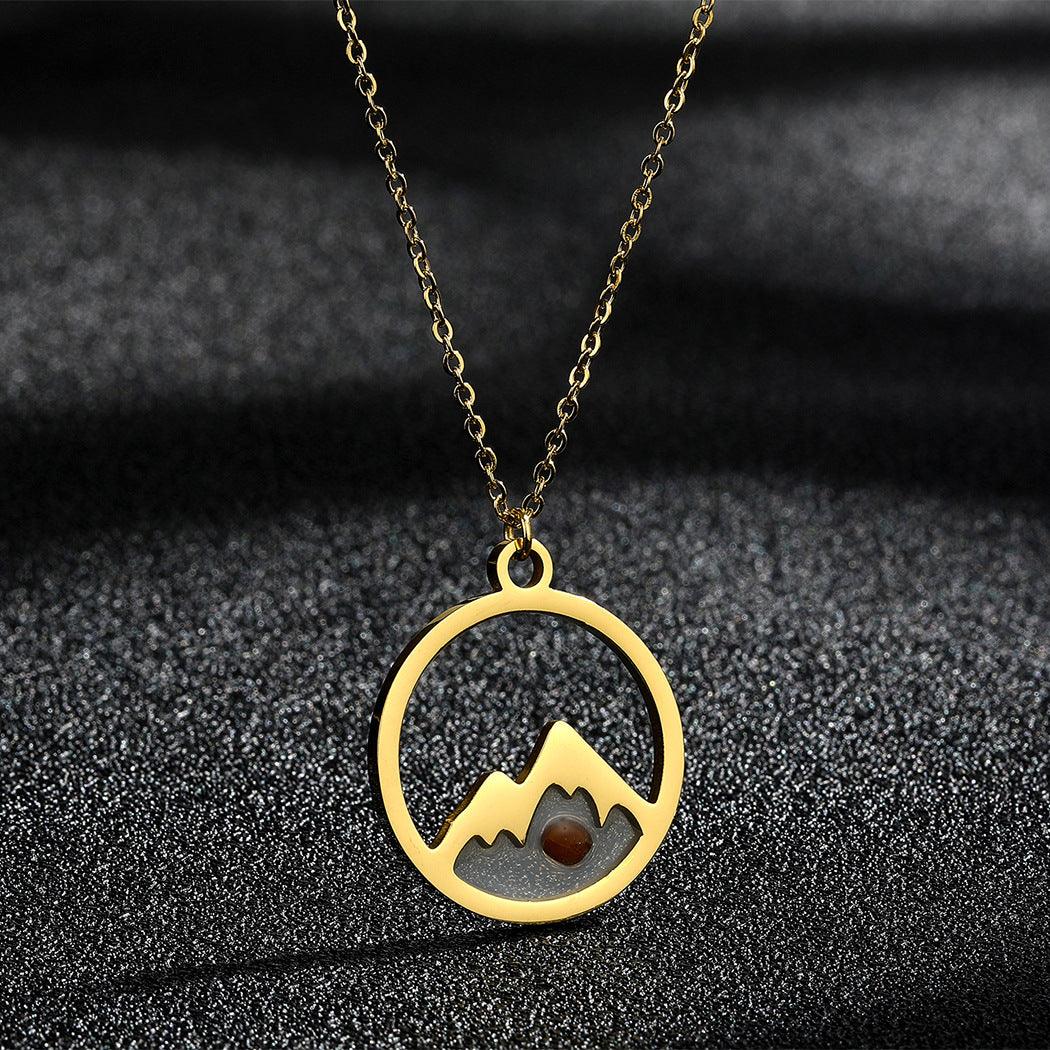 New Mustard Seed Pendant Necklace Mobile Mountain Mustard Seed Jewelry - J Micheal